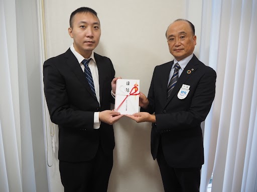 さわやか信用金庫就学奨励金贈呈式