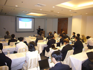 【講演風景（石島学長）】の画像