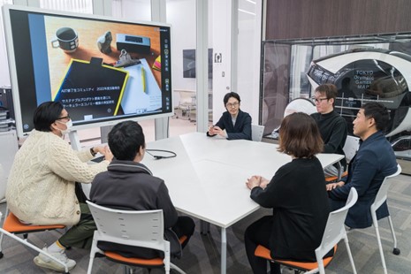 インタビューの様子１