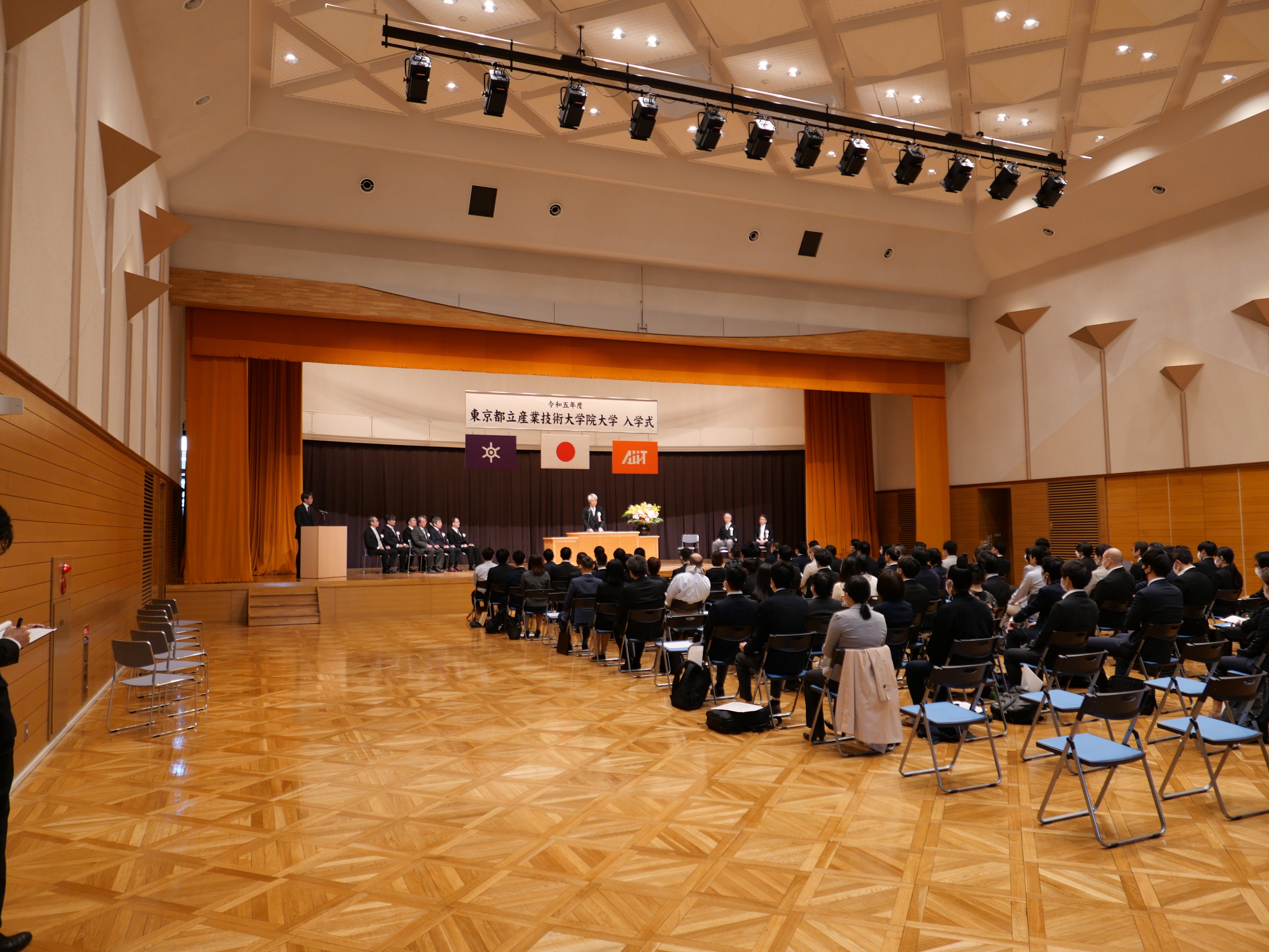 令和4年度入学式風景